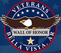 This is a picture of the seal of the Veterans Wall of Honor in Bella Vista, AR.